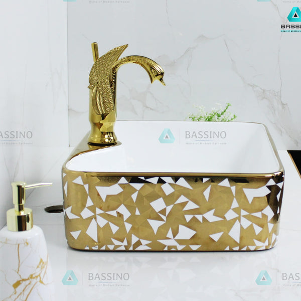 Premium Designer Table top/Counter top Wash Basin/Vessel sink (19x15x5.5 In) BTT-1146