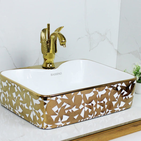 Premium Designer Table top/Counter top Wash Basin/Vessel sink (19x15x5.5 In) BTT-1146