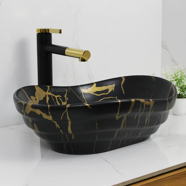 Premium Designer Table top/Counter top Wash Basin/Vessel sink (18X14X6 In) BTT-1072
