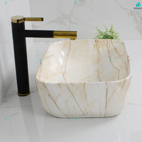 Premium Designer Table top Wash Basin (16x12x6 In) BTT-1426