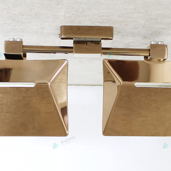 Bassino Stainless Steel Bathroom Soap Holder/Soap Stand/Soap Dish for Batroom/Bathroom Accessories (Rose Gold Finish) (Double SOAP Dish) – Made in India