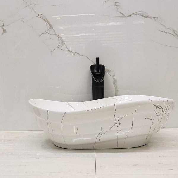 Premium Designer Table top/Counter top Wash Basin/Vessel sink (18X14X6 In) BTT-1074