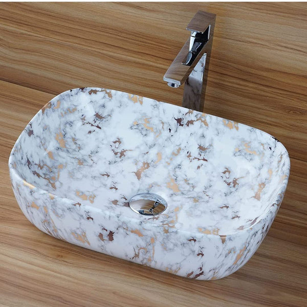 Premium Designer Table top/Counter top Wash Basin/Vessel sink (18x13x5.5 In) BTT-1008-IN