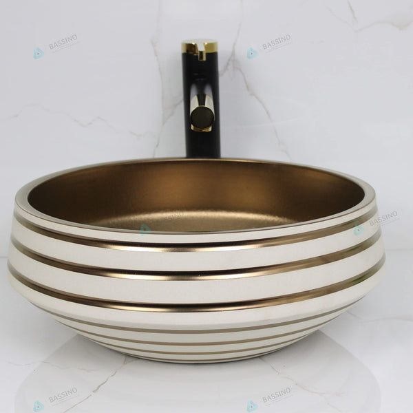 Premium Designer Table top/Counter top Wash Basin/Vessel sink (16x16x7 In) BTT-1179