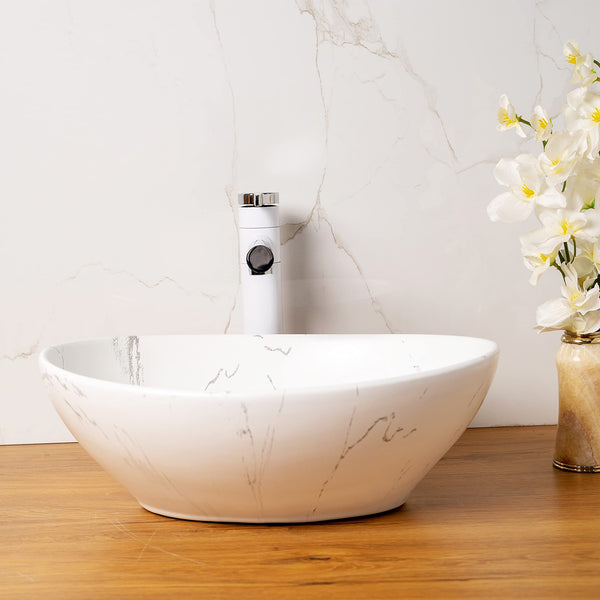 Premium Designer Table top/Counter top Wash Basin/Vessel sink (16x13x5.5 In) BTT-1309