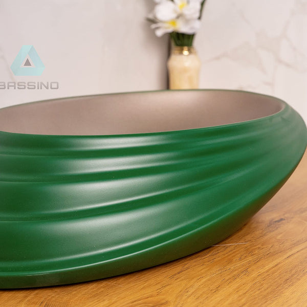 Premium Designer Table top Wash Basin (19x13x5 In) BTT-1263