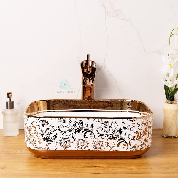Premium Designer Table top/Counter top Wash Basin/Vessel sink (16x12x6 In) BTT-1267