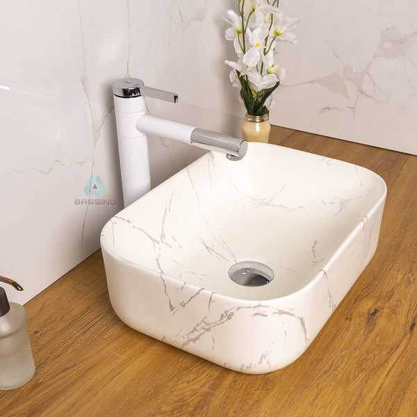 Premium Designer Table top/Counter top Wash Basin/Vessel sink (16x12x6 In) BTT-1270