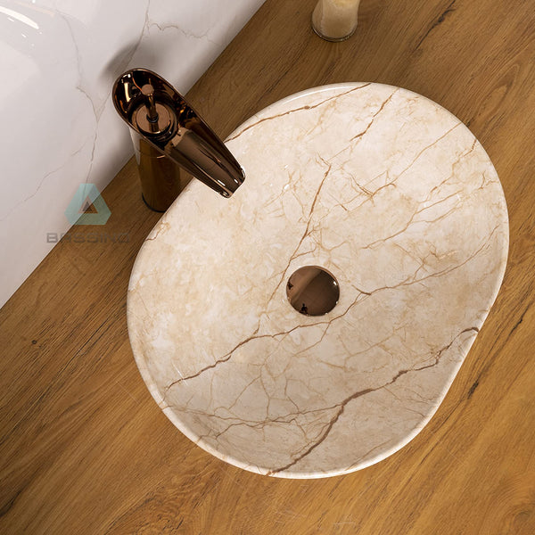 Premium Designer Table top Wash Basin (18X14X6 In) BTT-1081