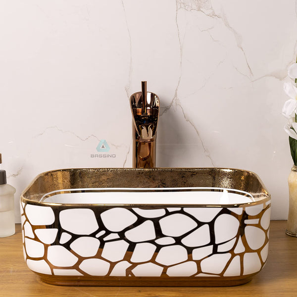 Premium Designer Table top/Counter top Wash Basin/Vessel sink (16x12x6 In) BTT-1268