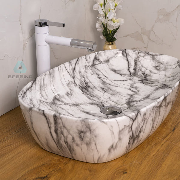 Premium Designer Table top/Counter top Wash Basin/Vessel sink (24x15x6 In)BTT-1365