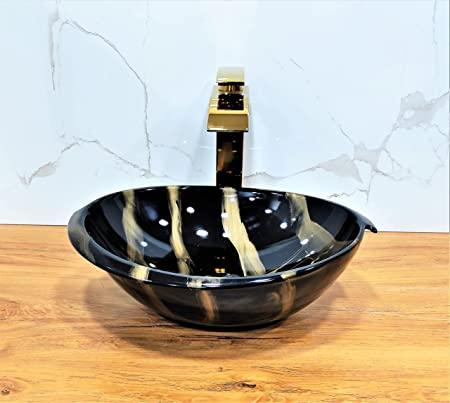 Premium Designer Table top/Counter top Wash Basin/Vessel sink (16x13x5.5 In) BTT-1305