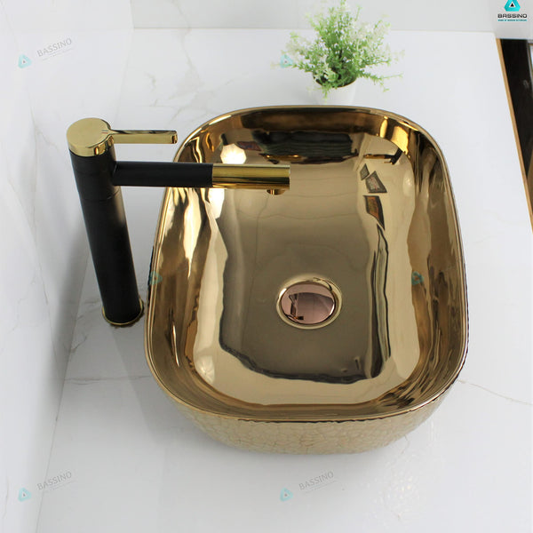 Premium Designer Table top/Counter top Wash Basin/Vessel sink (18x13x5.5 In) BTT-1094