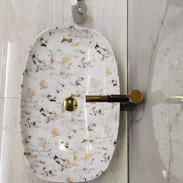 Premium Designer Table top/Counter top Wash Basin/Vessel sink (24x15x6 In)BTT-1244