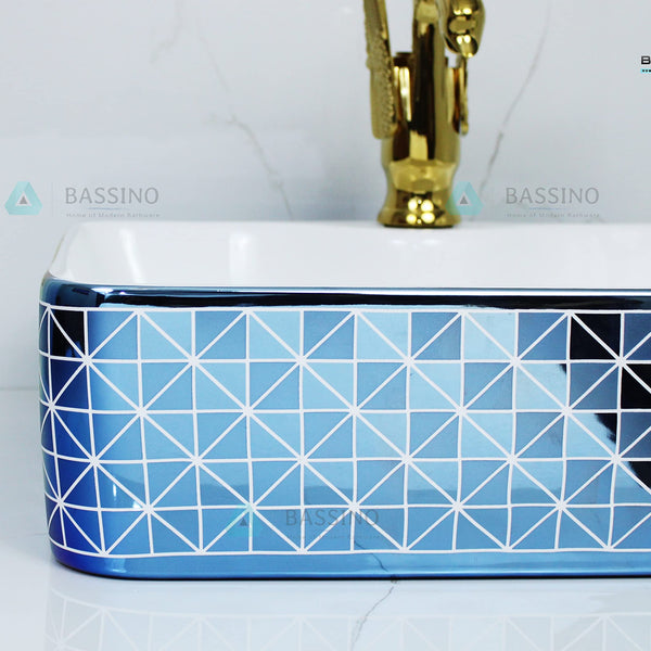 Premium Designer Table top/Counter top Wash Basin/Vessel sink (19x15x5.5 In) BTT-1143