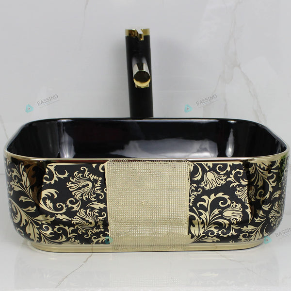 Premium Designer Table top/Counter top Wash Basin/Vessel sink (16x12x6 In) BTT-1374