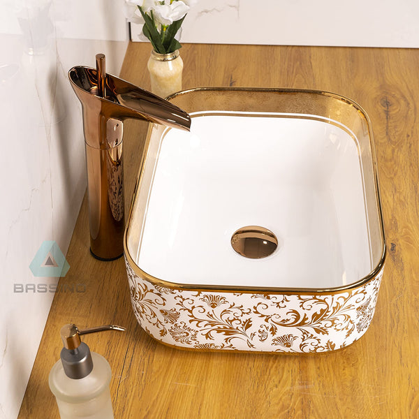 Premium Designer Table top/Counter top Wash Basin/Vessel sink (16x12x6 In) BTT-1267