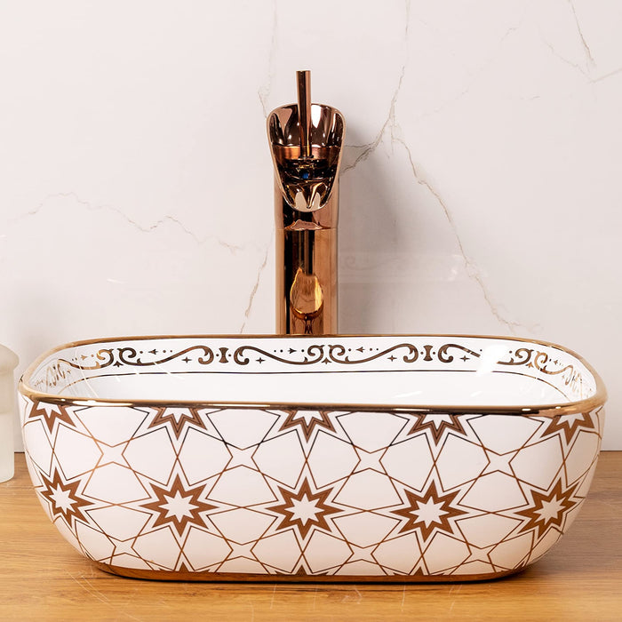 Premium Designer Table top/Counter top Wash Basin/Vessel sink (14x10x5 In) BTT-1276