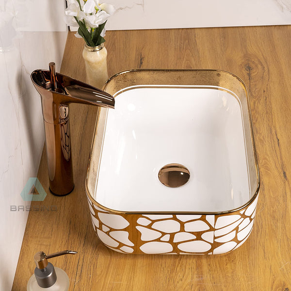 Premium Designer Table top/Counter top Wash Basin/Vessel sink (16x12x6 In) BTT-1268