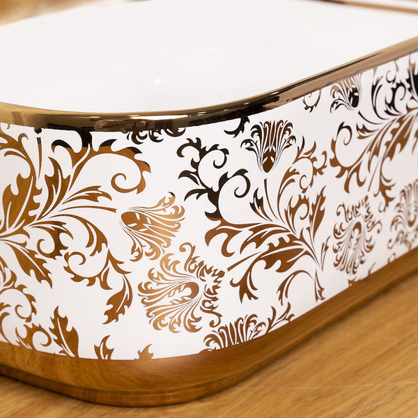 Premium Designer Table top/Counter top Wash Basin/Vessel sink (16x12x6 In) BTT-1267