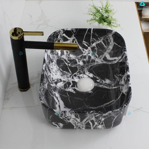 Premium Designer Table top/Counter top Wash Basin/Vessel sink (16x12x6 In) BTT-1361