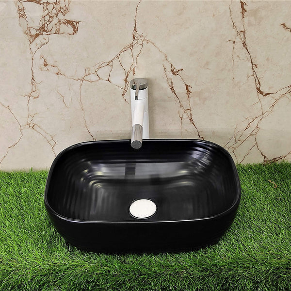 Premium Designer Table top/Counter top Wash Basin/Vessel sink (18x13x5.5 In) BTT-0199