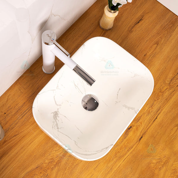 Premium Designer Table top/Counter top Wash Basin/Vessel sink (16x12x6 In) BTT-1270