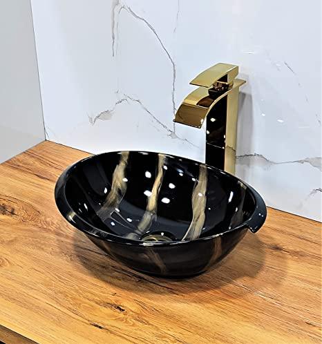 Premium Designer Table top/Counter top Wash Basin/Vessel sink (16x13x5.5 In) BTT-1305