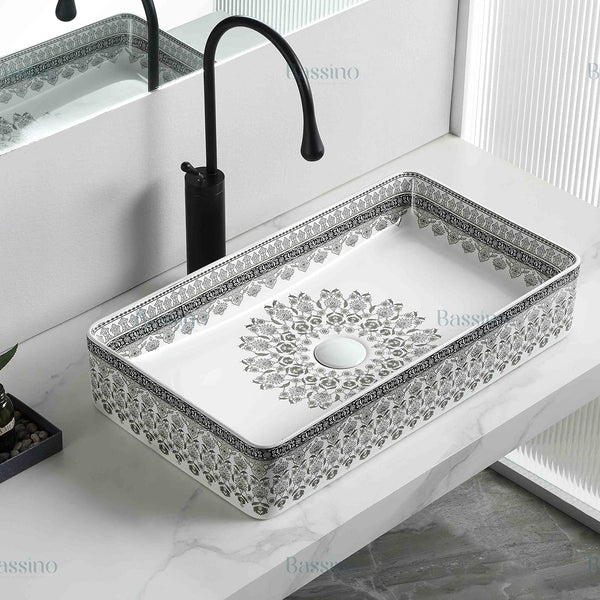 Premium Designer Table top/Counter top Wash Basin/Vessel sink (24x14x4.5 In)BTT-1461