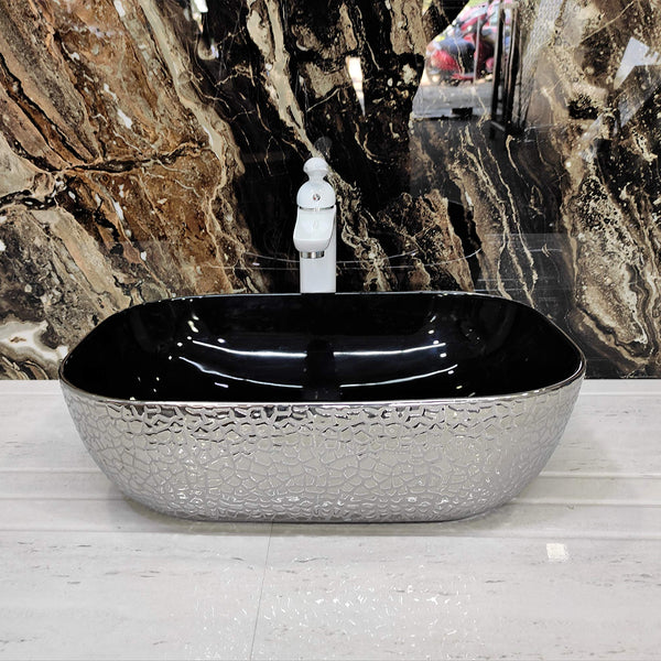 Premium Designer Table top/Counter top Wash Basin/Vessel sink (18x13x5.5 In) BTT-1100