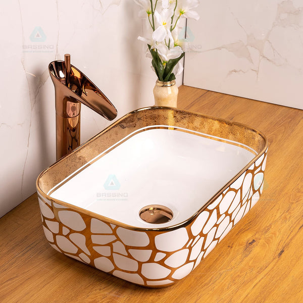 Premium Designer Table top/Counter top Wash Basin/Vessel sink (16x12x6 In) BTT-1268